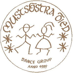 VAATA LOGO - MUSTSSTRA IED - DANCE GROUP ANNO 1989
